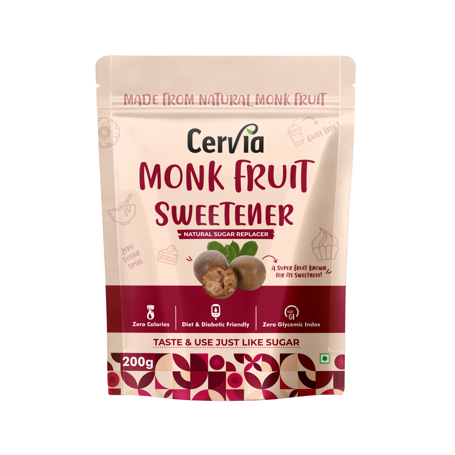 Monk Fruit Sweetener 200gm