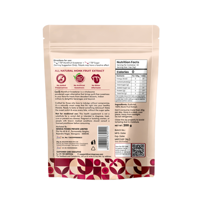 Monk Fruit Sweetener 200gm