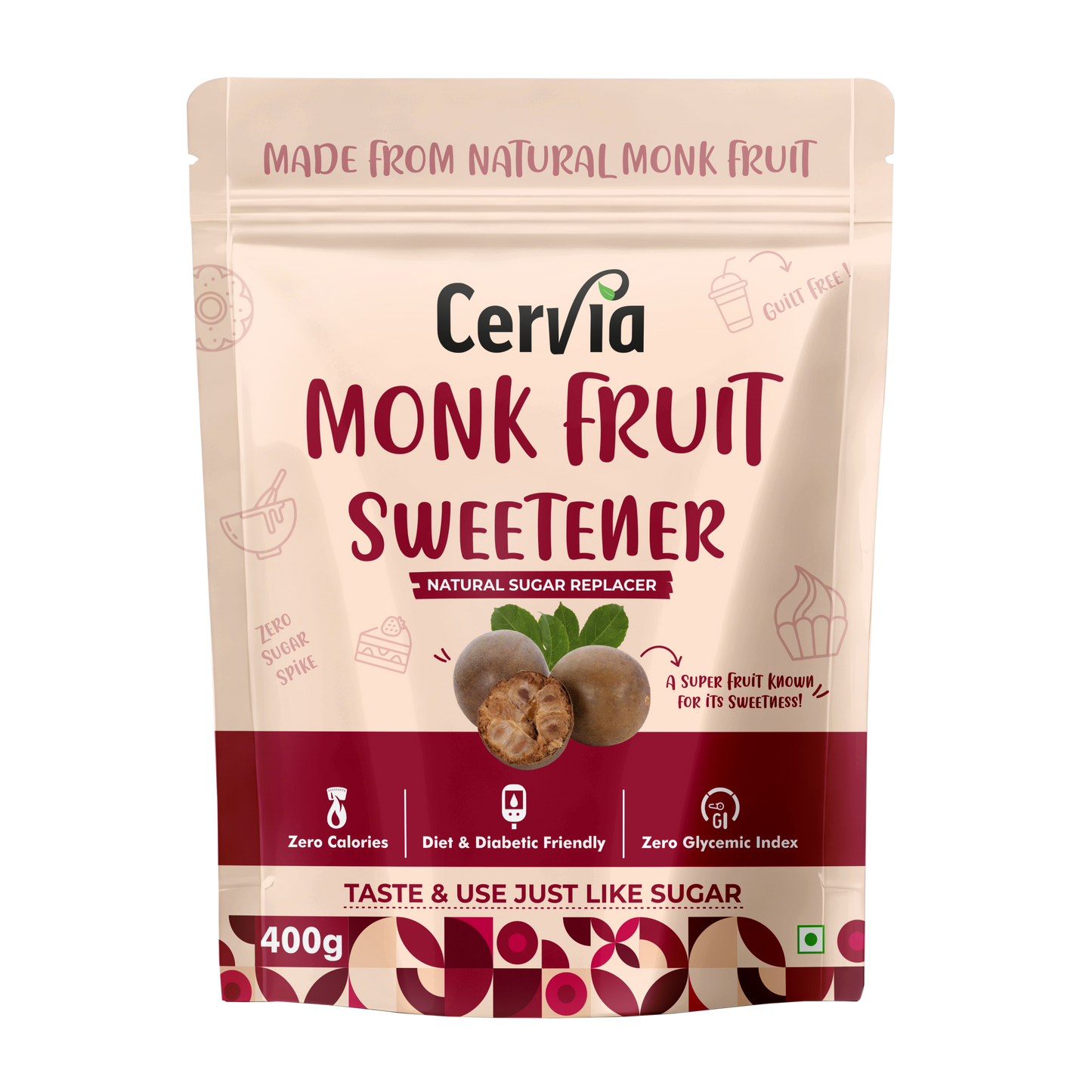 Monk Fruit Sweetener 400gm